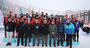 Millilerimizden Kar Voleybolu Avrupa Turu Palandöken Etabı’nda 3 madalya !