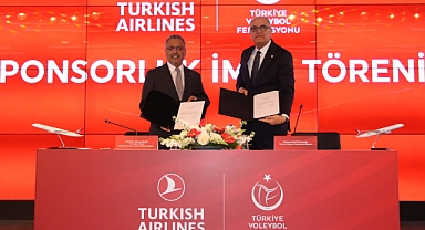 Türkiye Voleybol Federasyonu ile Türk Hava Yolları arasında sponsorluk anlaşması yapıldı
