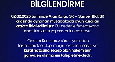 Sarıyer'den yeni açıklama