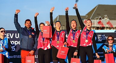 U20 Kadın Kar Voleybolu Milli Takımımız namağlup Avrupa şampiyonu