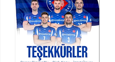 Halkbank'tan 5 oyuncuya teşekkür
