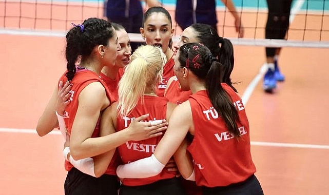 A2 Kadın Voleybol Milli Takımımız hazırlık maçını kazandı