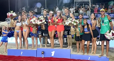 Dünya Plaj Voleybolu Pro Tur'da kadınlarda İsviçre, erkeklerde Çekya şampiyon oldu