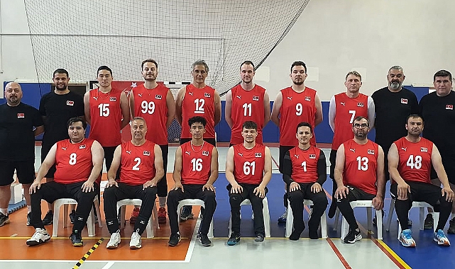 Oturarak Voleybol Erkek Milli Takımımızın kampı sona erdi