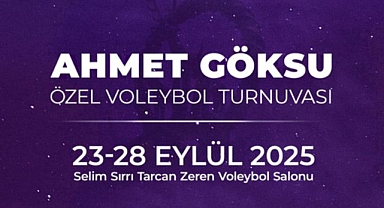 Ahmet Göksu Özel Voleybol Turnuvası başlıyor