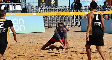 CEV Plaj Voleybolu Avrupa Kupası Ön Elemeleri Ayvalık'ta başladı