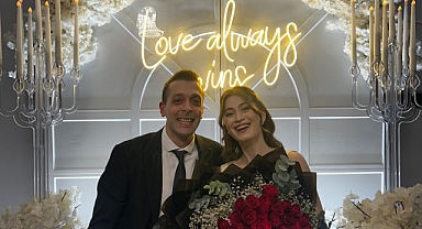 Emirhan Özkan ve Esin Yılmaz’ın mutlu günü