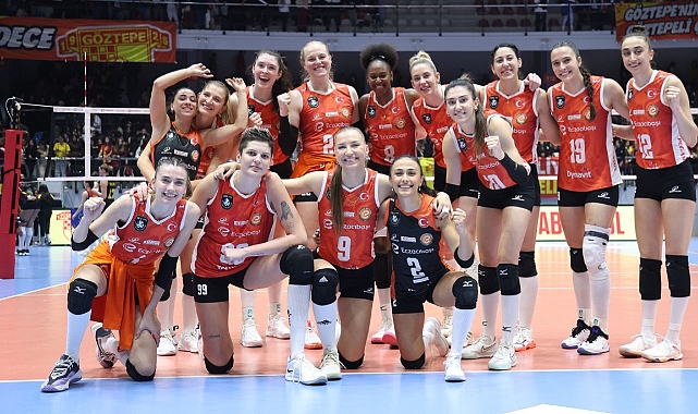 Eczacıbaşı Dynavit, Göztepe’ye set vermedi