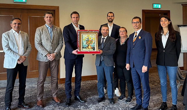 Ziraat Bankkart, CEV Başkanı ve heyeti ile görüştü