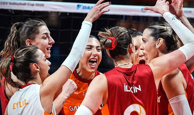 Galatasaray Daikin, CEV Kupası'nda adını Play-off turuna yazdırdı
