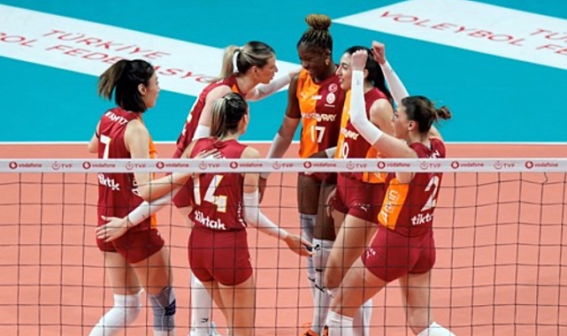 Beş sete giden derbide galibiyet Galatasaray Daikin'in