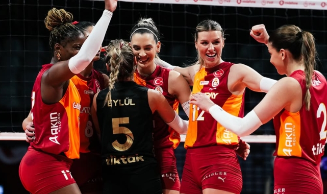 Galatasaray Daikin, Zeren Spor'u 3-1 mağlup etti