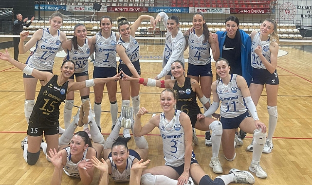 Merinos Voleybol’dan net galibiyet