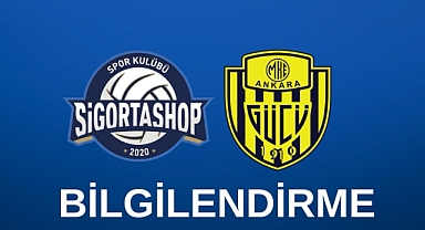 Sigorta Shop Ankara Gücü MKE Spor kulübü teknik ekibinde ayrılık