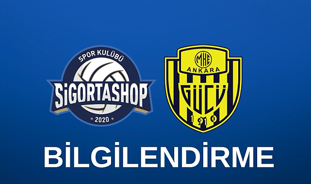 Sigorta Shop Ankara Gücü MKE Spor kulübü teknik ekibinde ayrılık