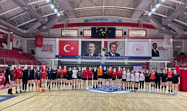 Altyapı Kız Milli Takımı Sporcu Taramaları Samsun'da yapıldı 