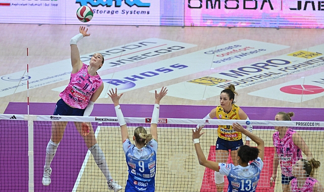 Imoco Conegliano ve Igor Gorgonzola Novara serisi ikinci maç ile devam ediyor