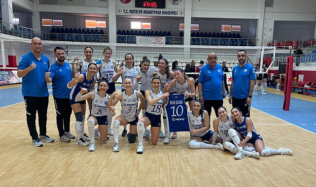 Merinos Voleybol sahasında kazandı