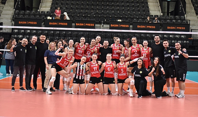 Vestel Manisa Büyükşehir Belediyespor deplasmandan üç puanla dönüyor