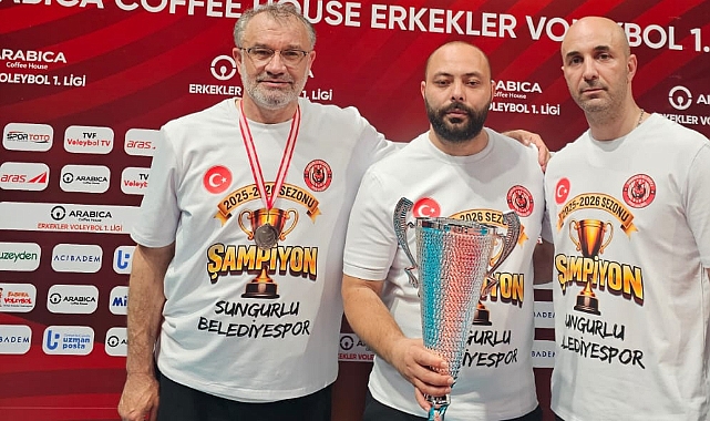 Efeler Ligi’nde oynayacak Sungurlu’da teknik ekibin şampiyonluk öyküsü