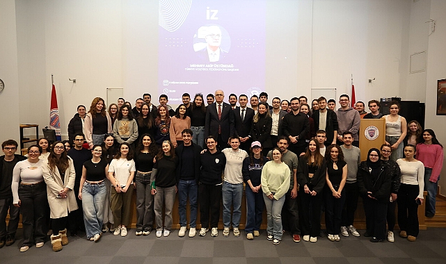 Mehmet Akif Üstündağ, Bilkent’te 'İZ' programına konuşmacı olarak katıldı