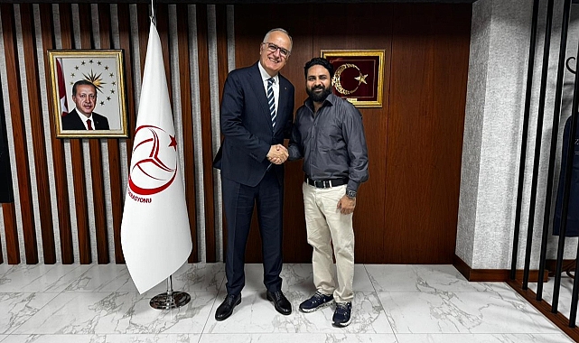 FIVB İletişim Komisyonu Üyesi Dr. Varuna Suthra Türkiye Voleybol Federasyonu'nu ziyaret etti