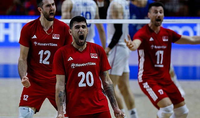 A Milli Erkek Voleybol Takımımız Sırbistan'a set vermedi