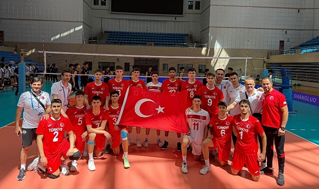TVF Spor Lisesi Erkek Takımımız, Dünya Liseler Arası Voleybol Şampiyonası'na galibiyetle başladı